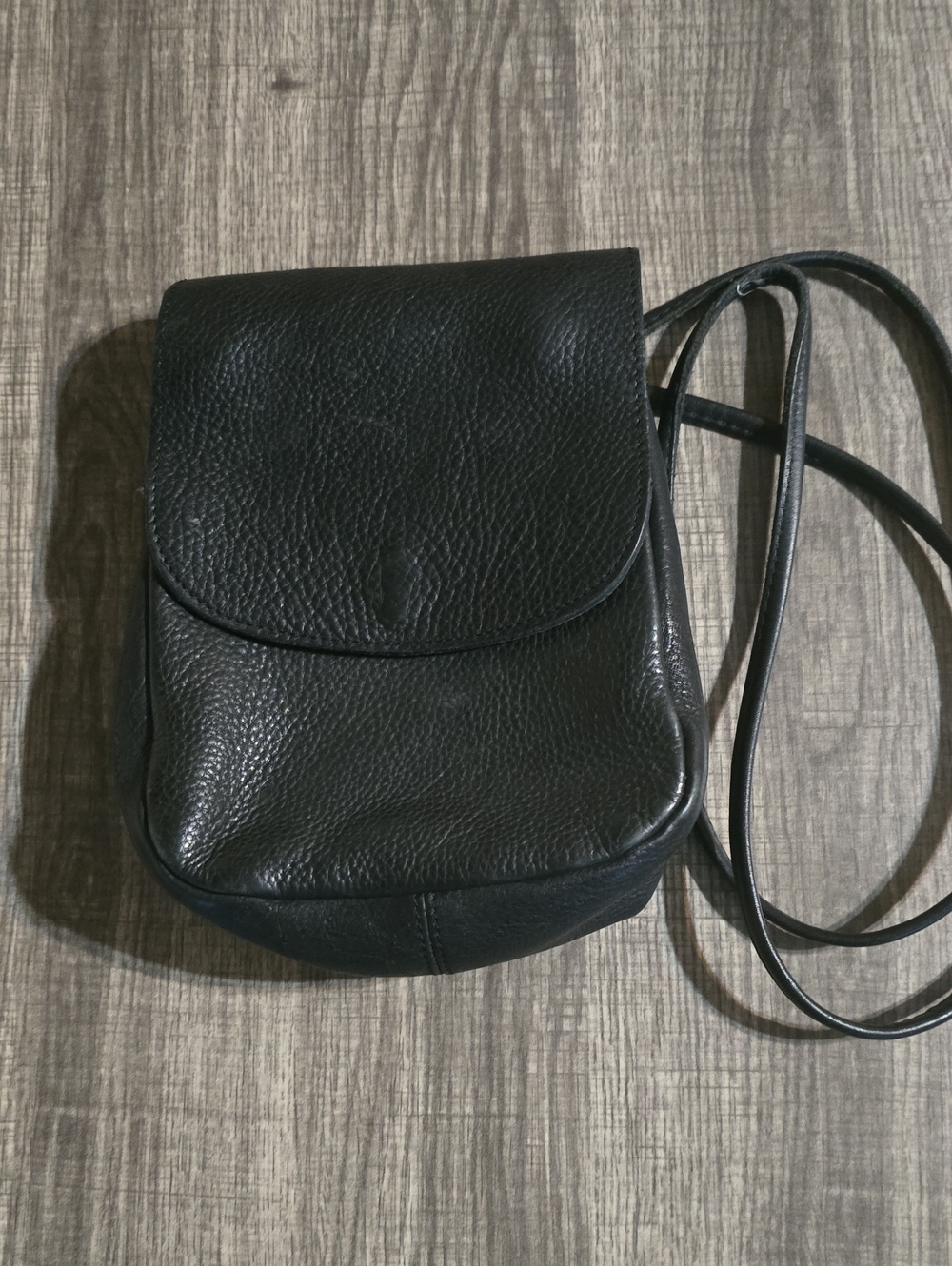 Gap Black Leather Crossbody Bag